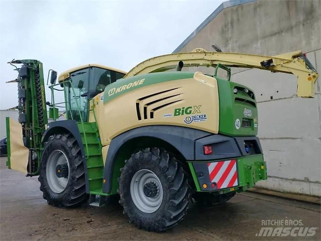 Krone Big X 630 Pašarų ruošimo technika