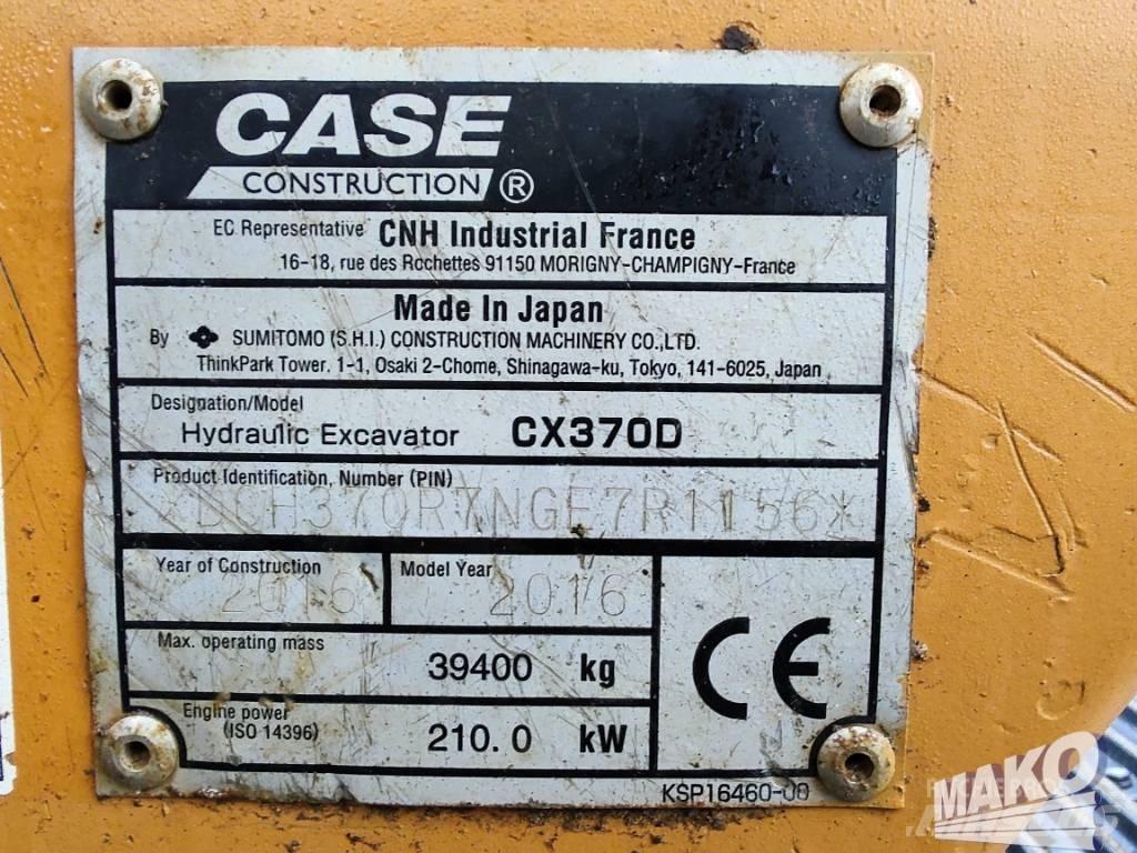 CASE CX 370 Vikšriniai ekskavatoriai