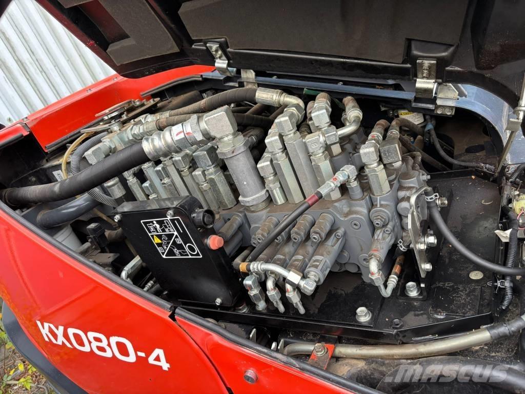 Kubota KX 080-4 Vidutinės galios ekskavatoriai 7-12 t