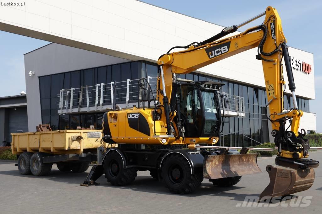 JCB JS 145 W Ratiniai ekskavatoriai