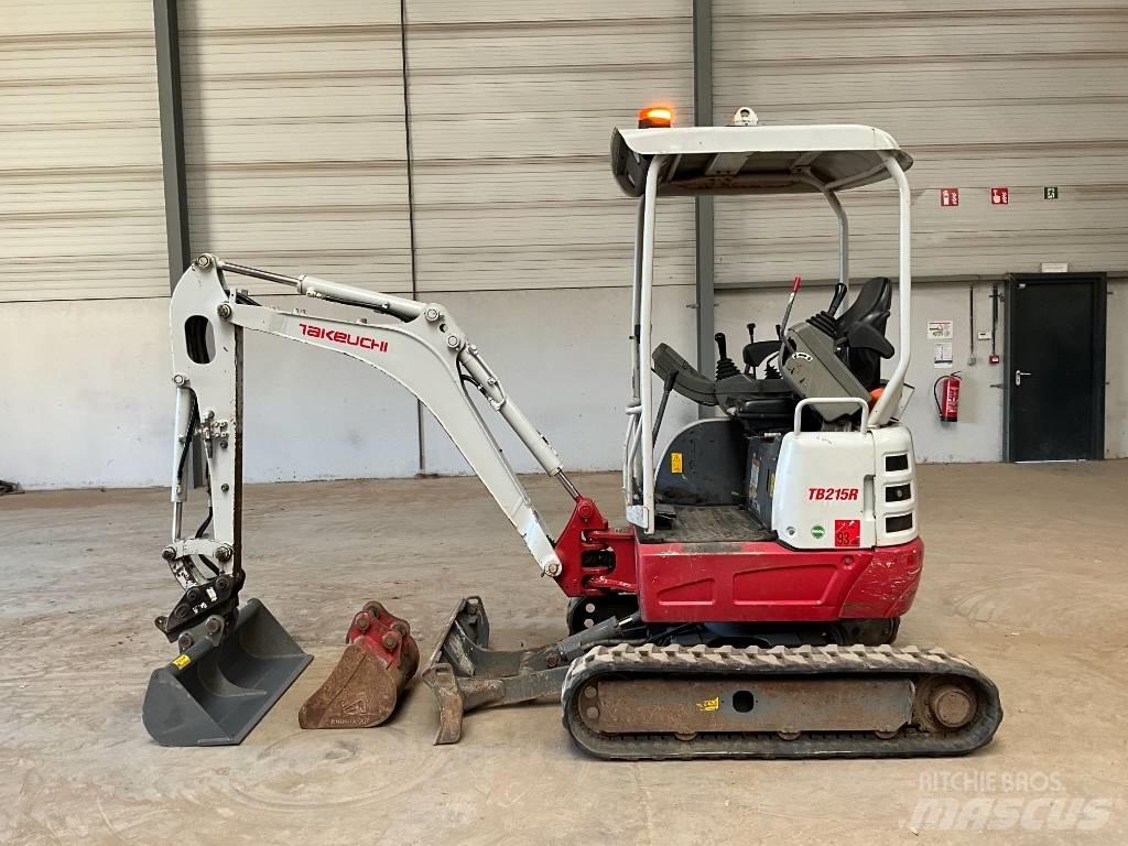 Takeuchi TB 215 R Mini ekskavatoriai < 7 t