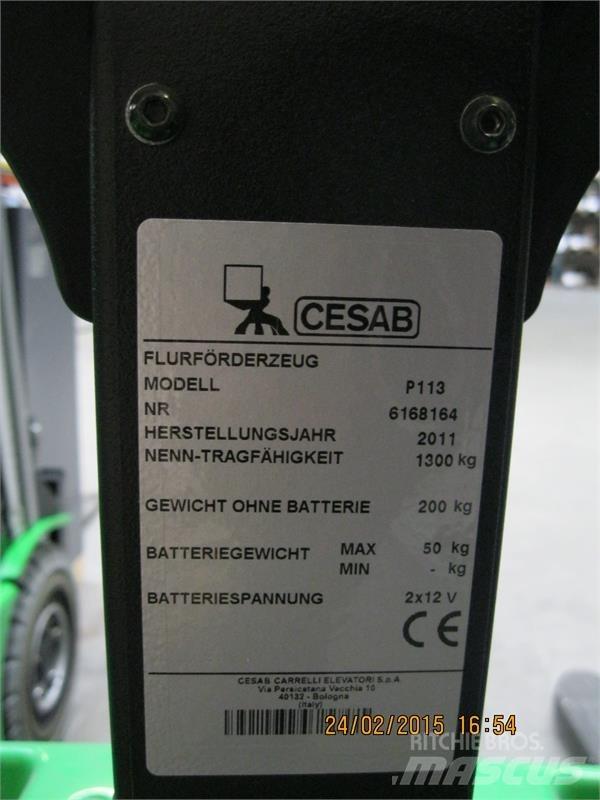 Cesab P213 1,3 to Mažų aukščių keltuvai