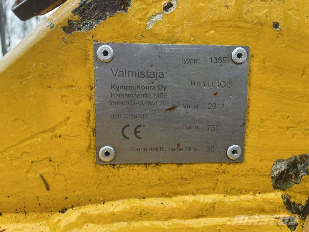 Kymppikoura 135E Kiti priedai