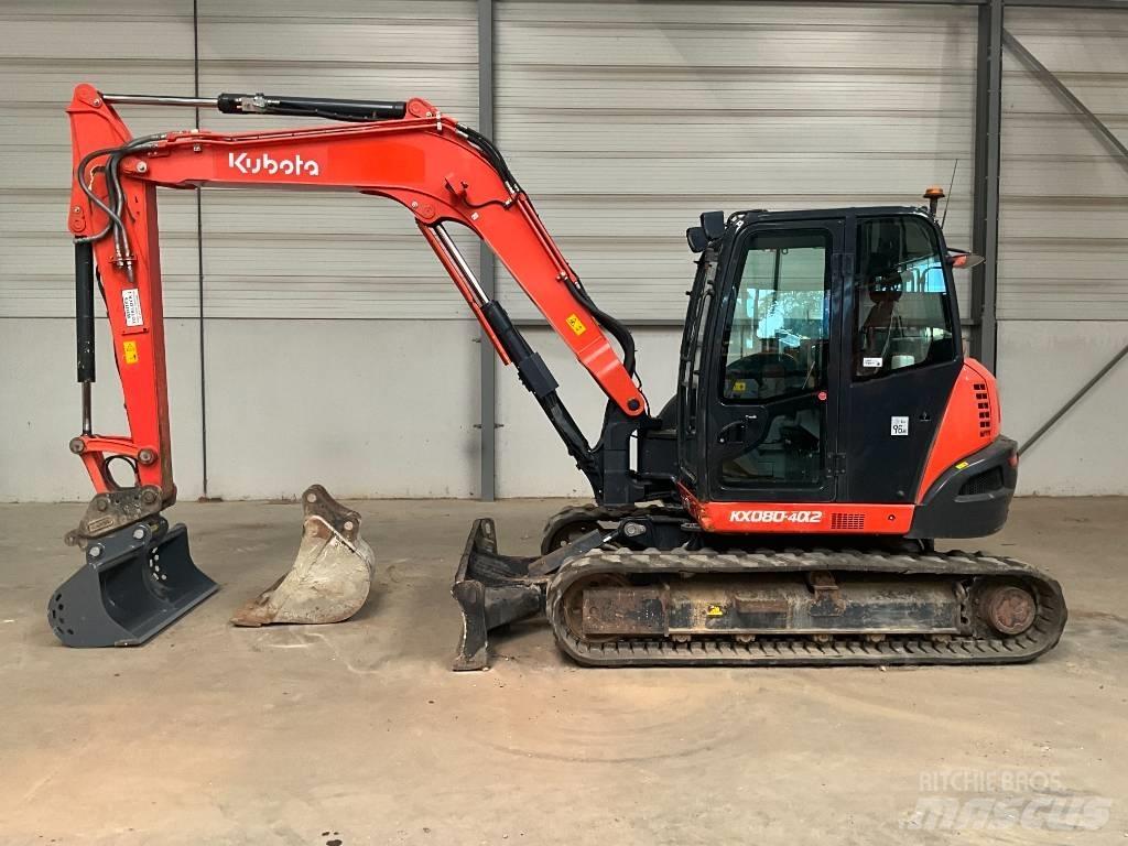 Kubota KX 080-4 A 2 Vidutinės galios ekskavatoriai 7-12 t