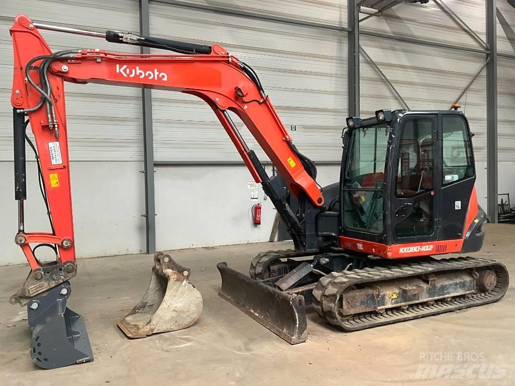 Kubota KX 080-4 A 2 Vidutinės galios ekskavatoriai 7-12 t