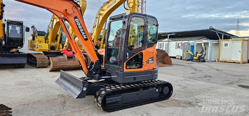 Doosan DX 62 Mini ekskavatoriai < 7 t
