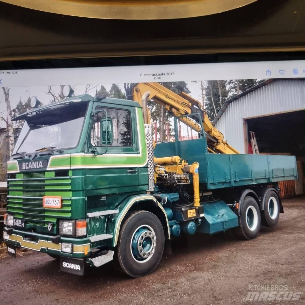 Scania R 142 HL Savivarčiai su kabeliniu keltuvu