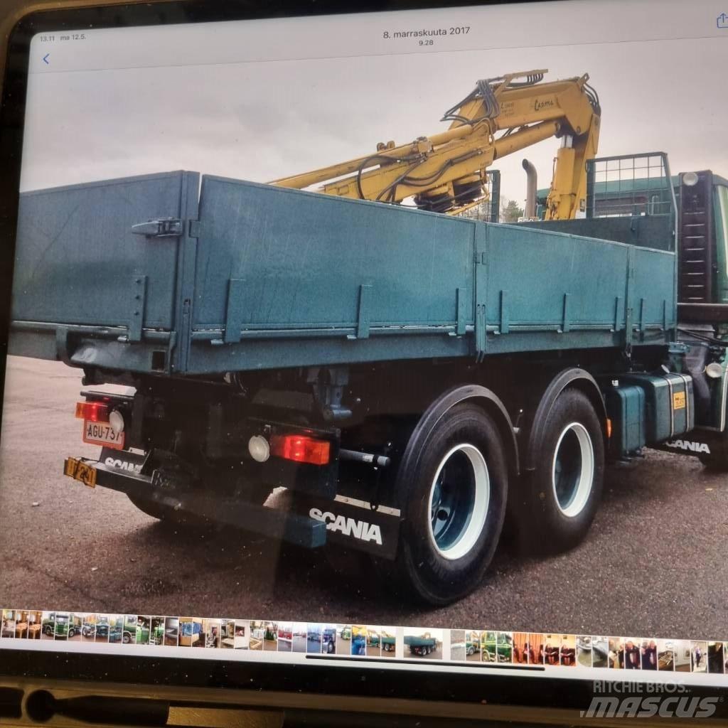Scania R 142 HL Savivarčiai su kabeliniu keltuvu