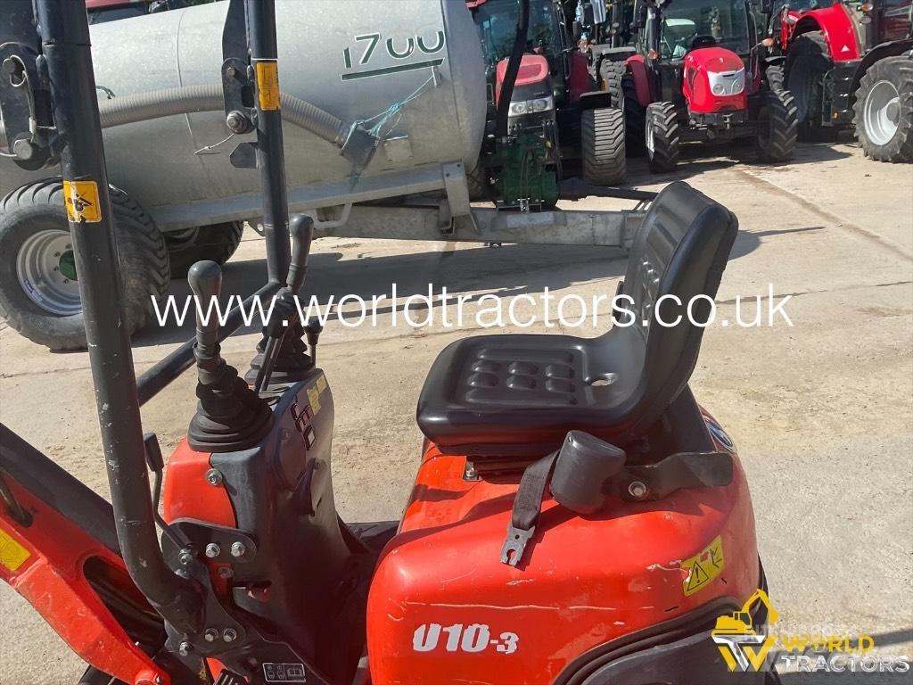 Kubota U 10-3 Mini ekskavatoriai < 7 t