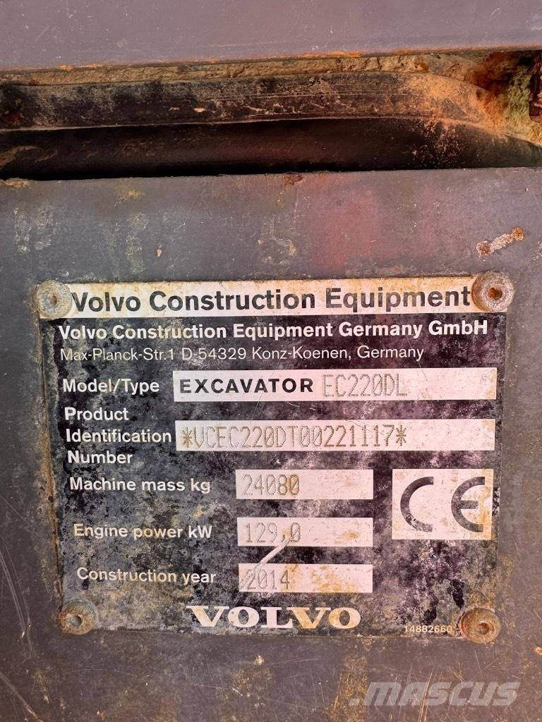 Volvo EC 220 DL Vikšriniai ekskavatoriai