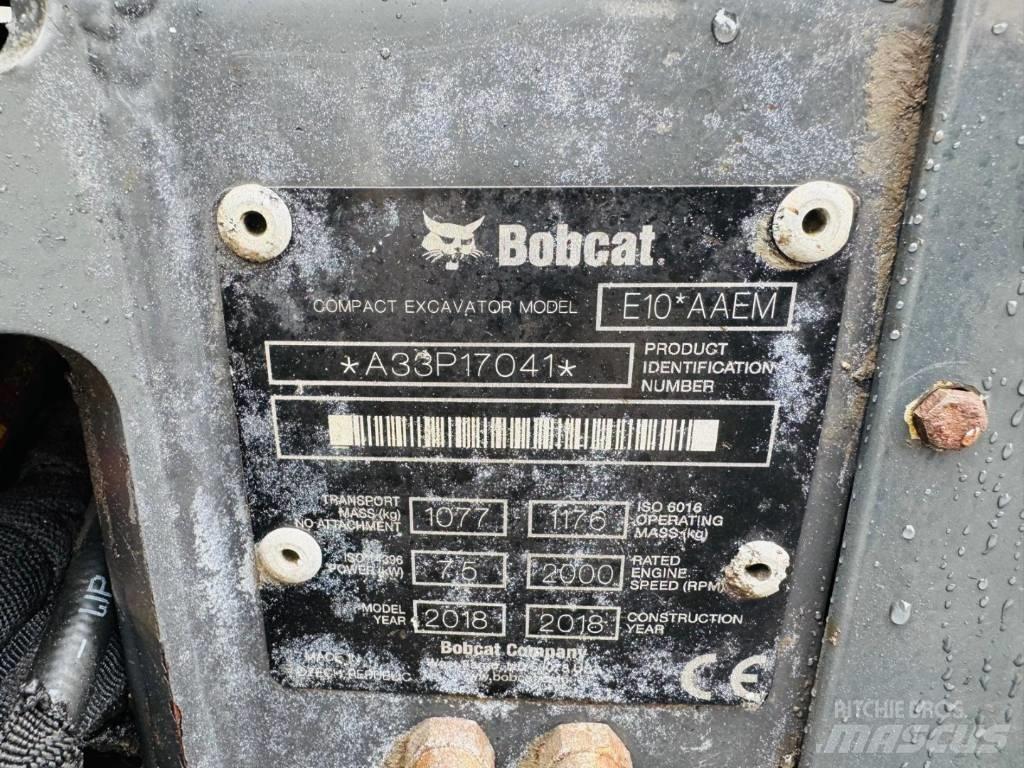Bobcat E 10 Mini ekskavatoriai < 7 t