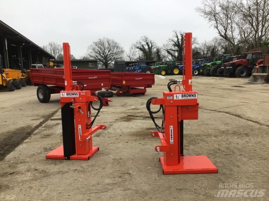 Browns Log splitter Medžių skaldymo, pjovimo ir lupimo įrengimai