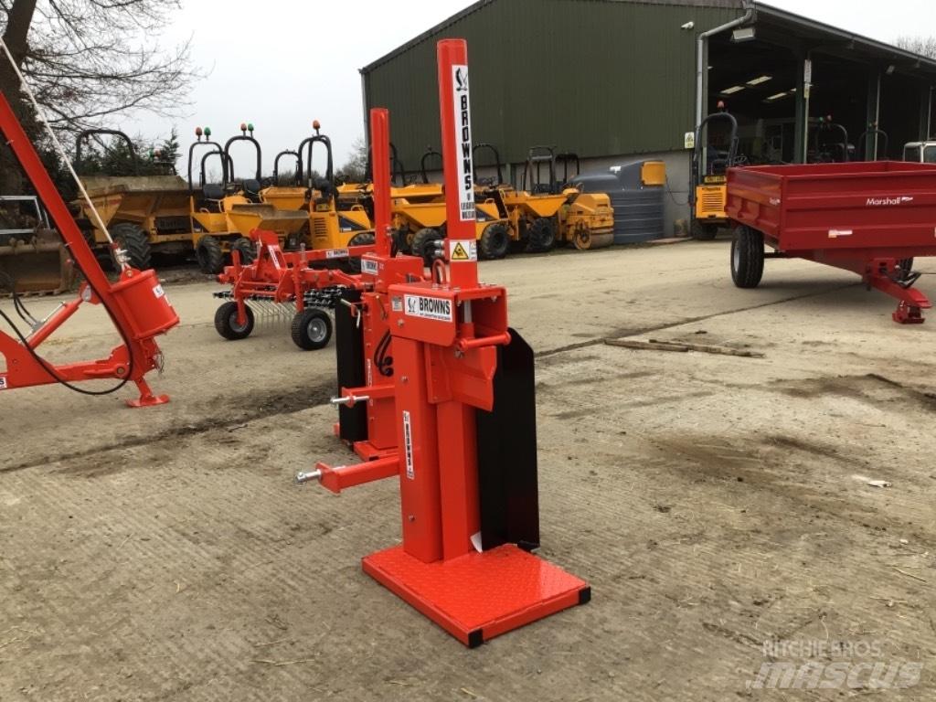 Browns Log splitter Medžių skaldymo, pjovimo ir lupimo įrengimai
