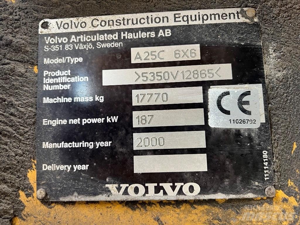 Volvo A25c Karjeriniai savivarčiai