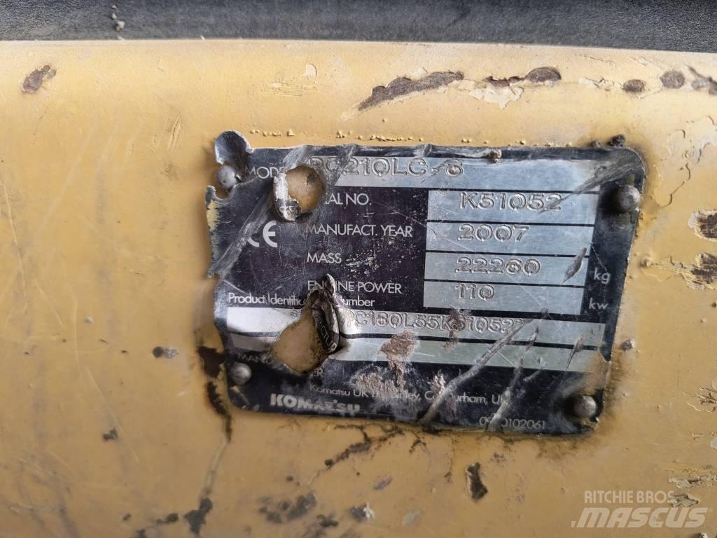 Komatsu 210 LC Vikšriniai ekskavatoriai