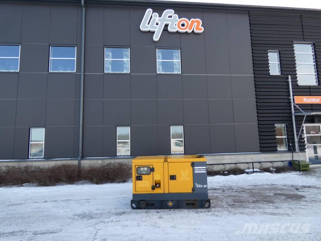 Atlas Copco QAS 20 Dyzeliniai generatoriai