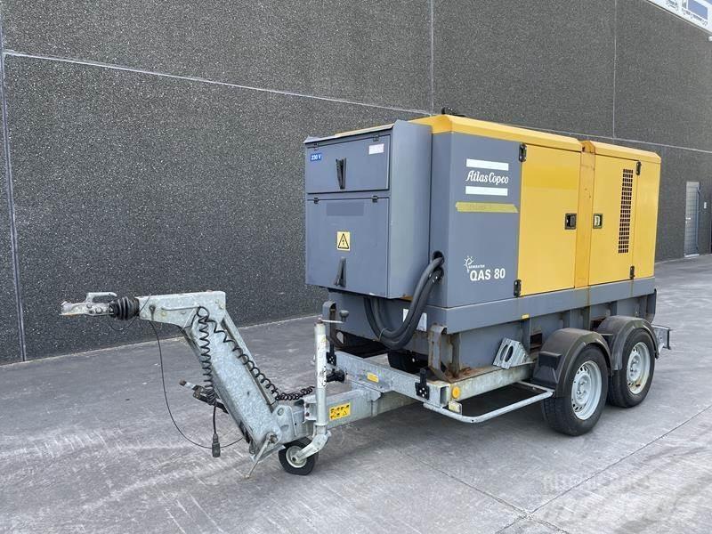 Atlas Copco QAS 80 Dyzeliniai generatoriai