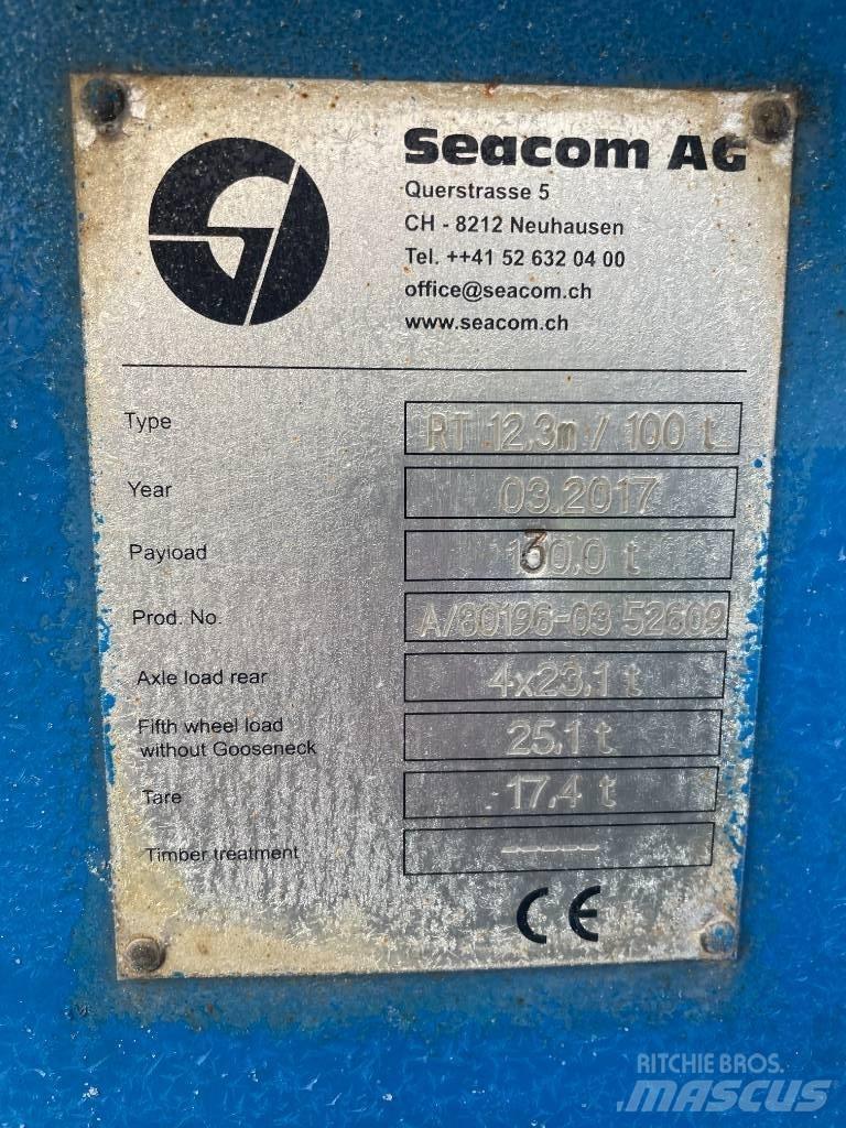 Seacom RT12,3x4.0 Industrinės priekabos