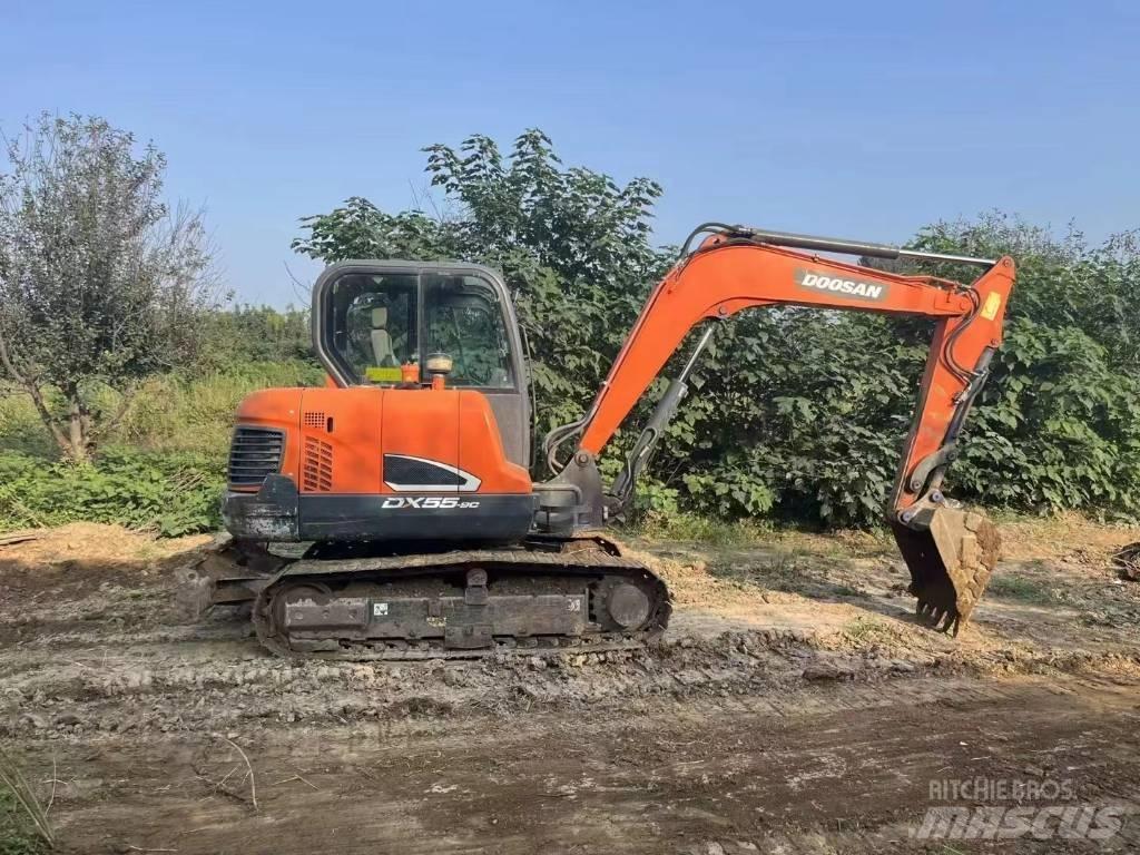 Doosan DX 55 Mini ekskavatoriai < 7 t