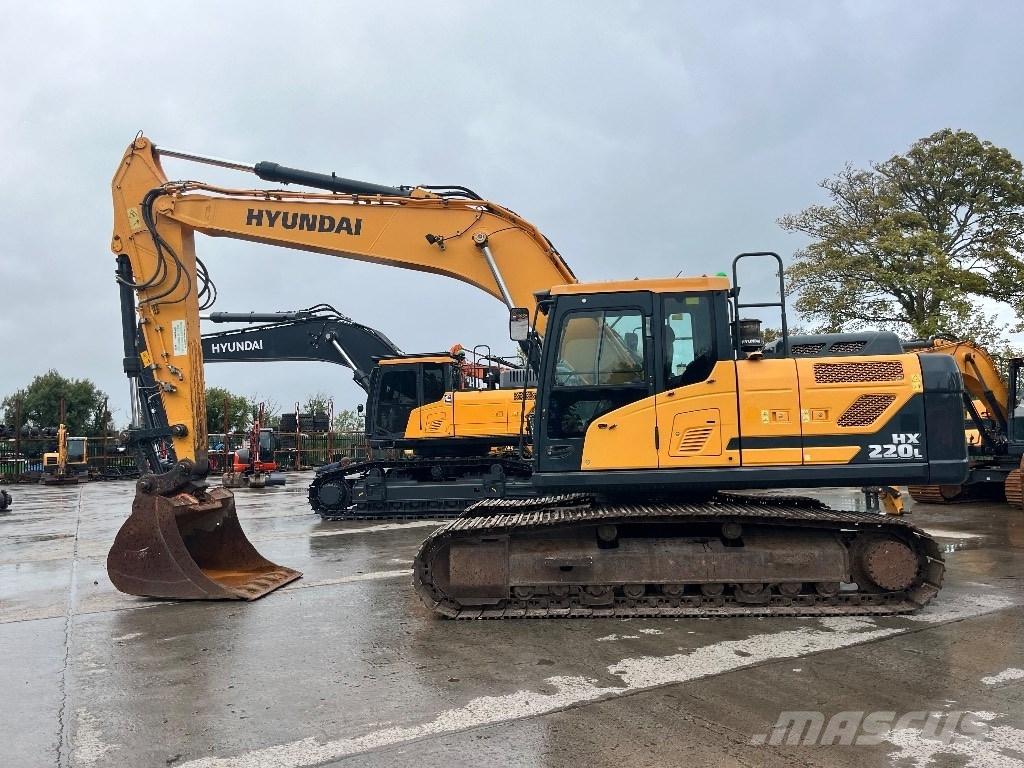 Hyundai HX220L Vikšriniai ekskavatoriai