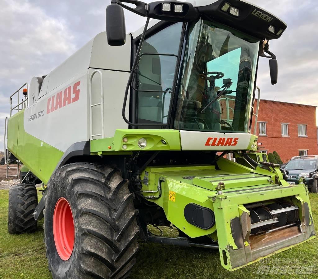 CLAAS Lexion 570 Derliaus nuėmimo kombainai