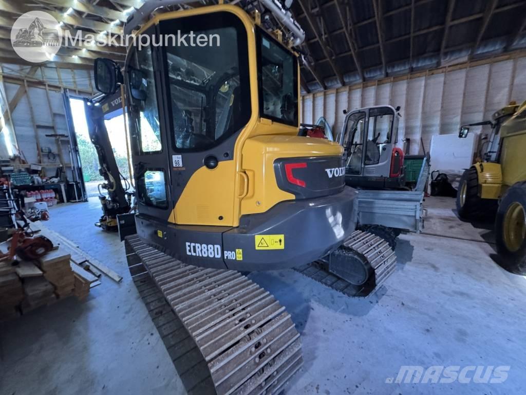 Volvo ECR 88 D Vidutinės galios ekskavatoriai 7-12 t