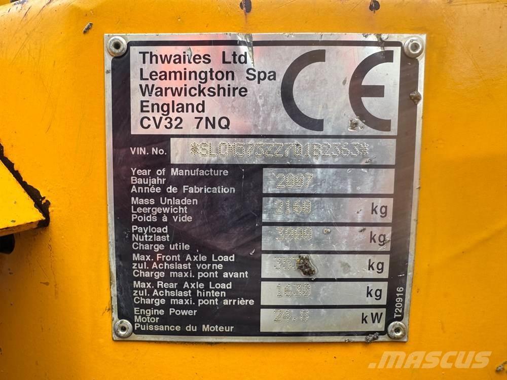 Thwaites 3T ST Statybiniai savivarčiai sunkvežimiai