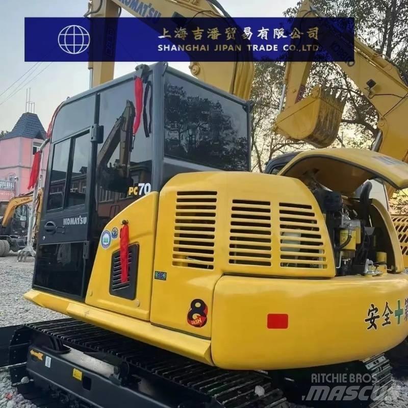 Komatsu PC 70 Vikšriniai ekskavatoriai