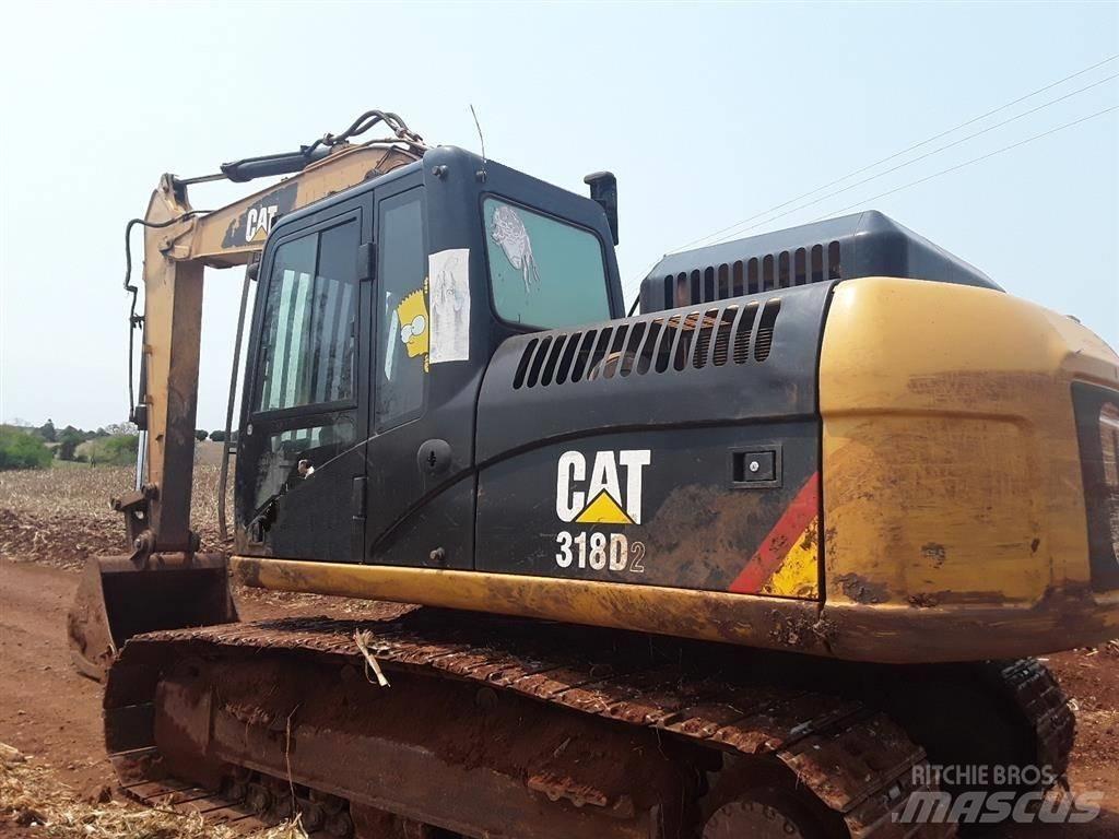 CAT 318D2L Vikšriniai ekskavatoriai