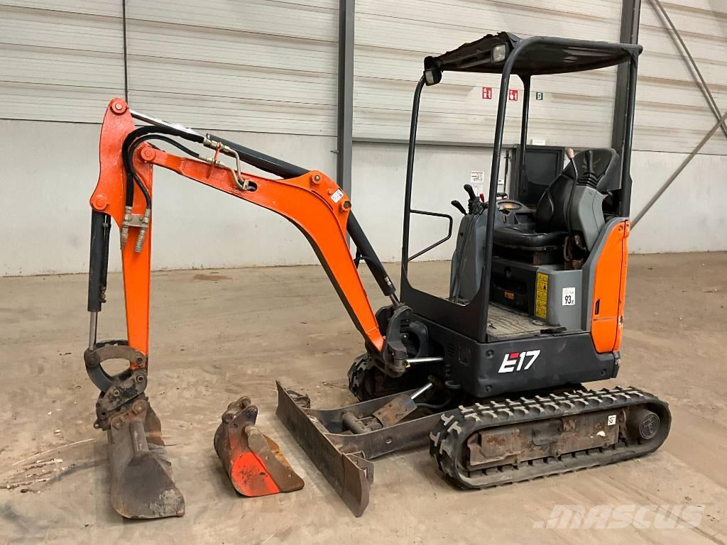 Doosan DX 17 Z Mini ekskavatoriai < 7 t