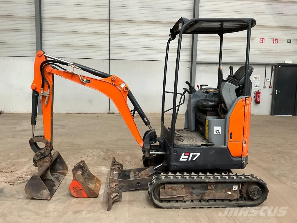 Doosan DX 17 Z Mini ekskavatoriai < 7 t