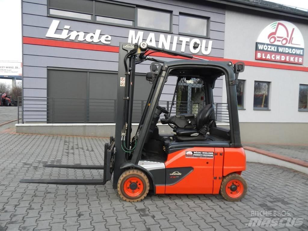 Linde E16P-02 Elektriniai šakiniai krautuvai