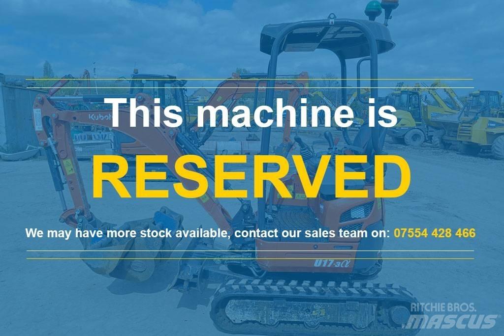 Kubota U 17-3 Mini ekskavatoriai < 7 t