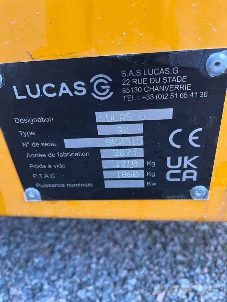 Lucas Raptor BK Ryšulių smulkinimo, pjaustymo ir išvyniojimo įrenginiai