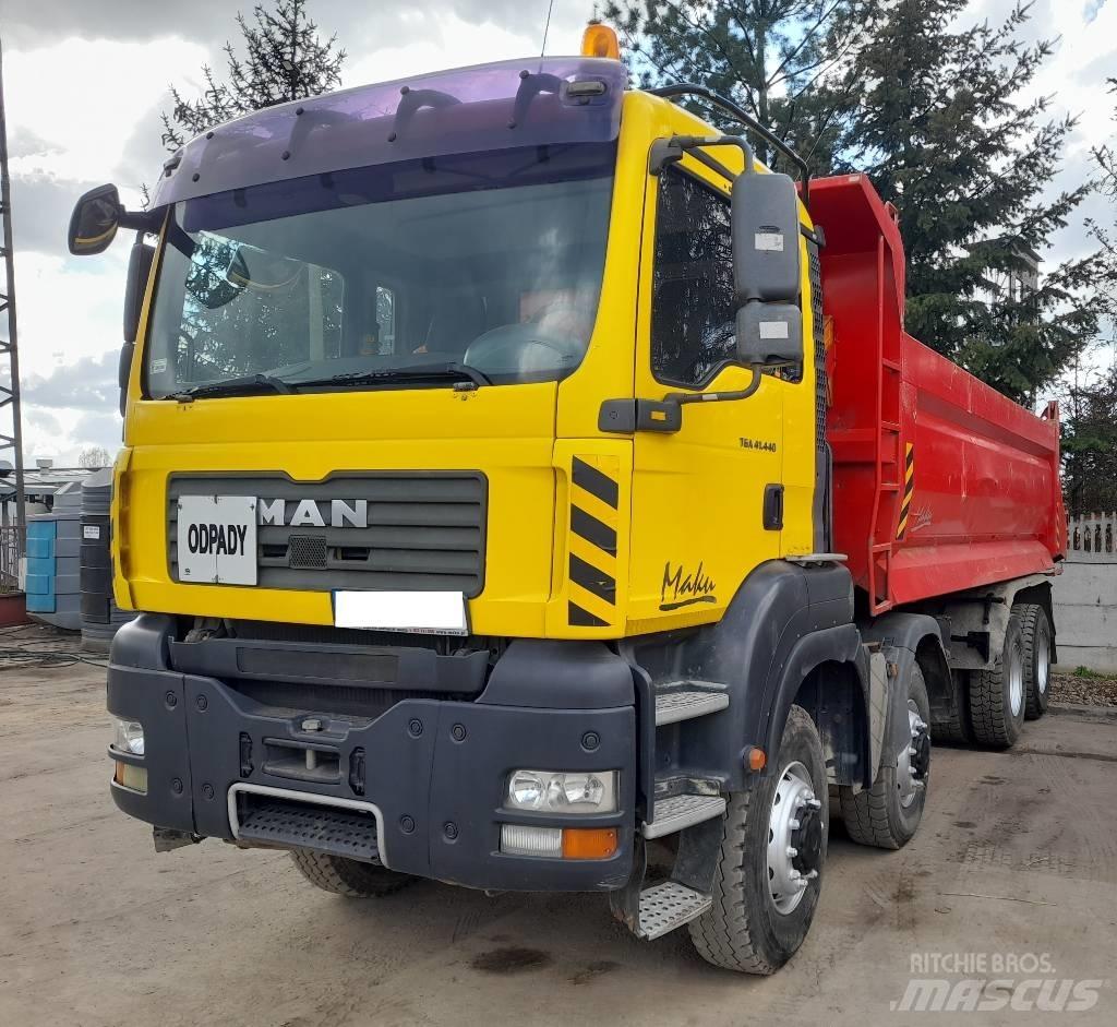 MAN TGA 41.440 Savivarčių priekabų vilkikai