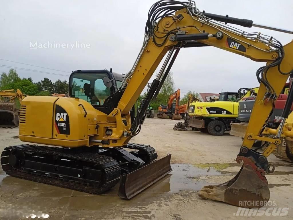 CAT 308E2CR Vikšriniai ekskavatoriai
