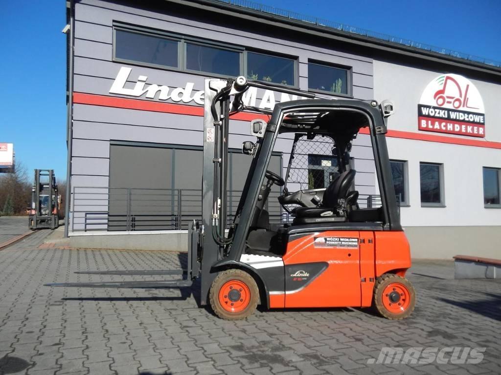 Linde E16P-02 Elektriniai šakiniai krautuvai