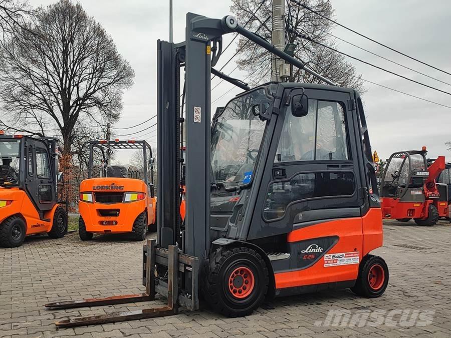 Linde E25-01 Elektriniai šakiniai krautuvai