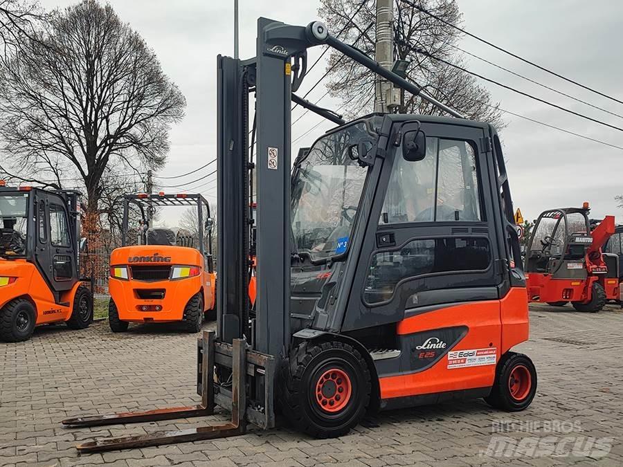 Linde E25-01 Elektriniai šakiniai krautuvai