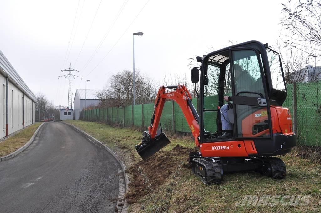 Kubota KX019-4 Mini ekskavatoriai < 7 t