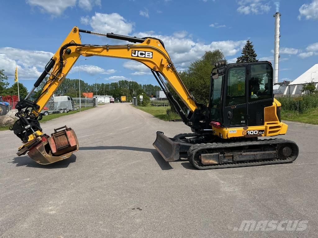 JCB 100 C-1 Vidutinės galios ekskavatoriai 7-12 t