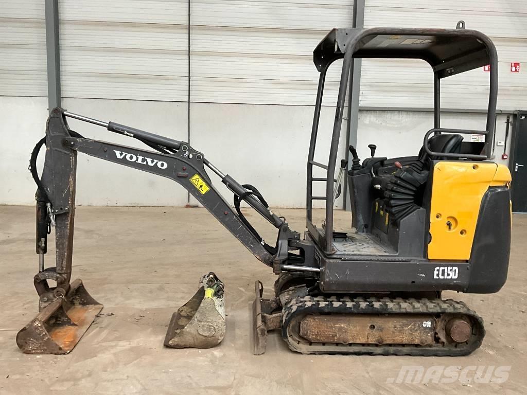 Volvo EC 15 D Mini ekskavatoriai < 7 t