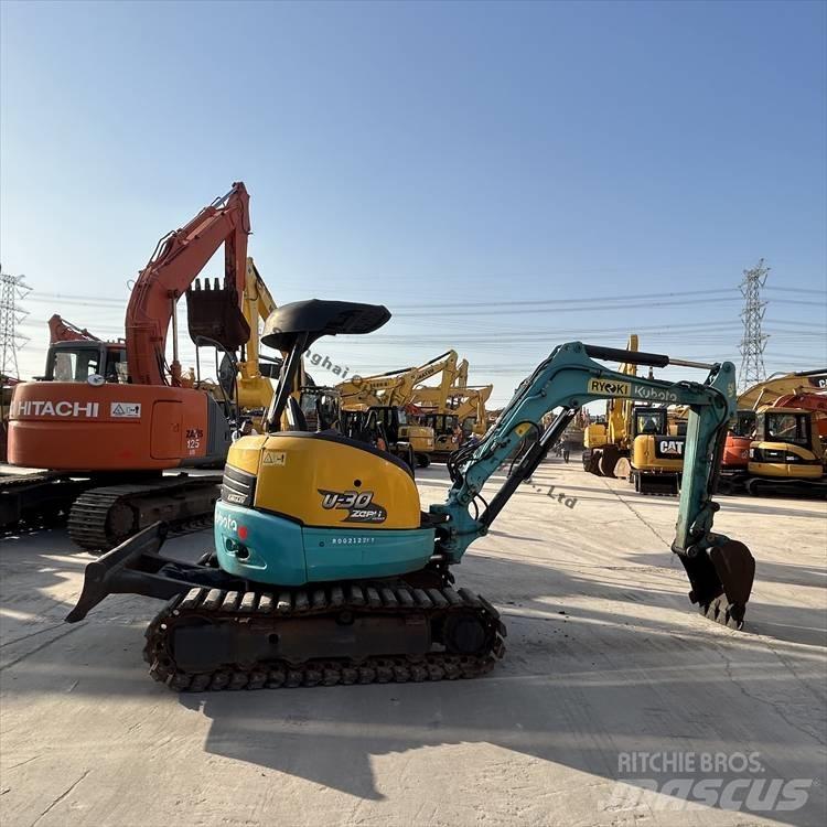 Kubota 30 Vikšriniai ekskavatoriai