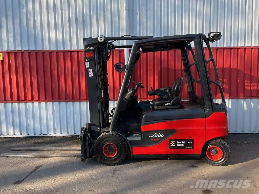 Linde E25L-02 Elektriniai šakiniai krautuvai