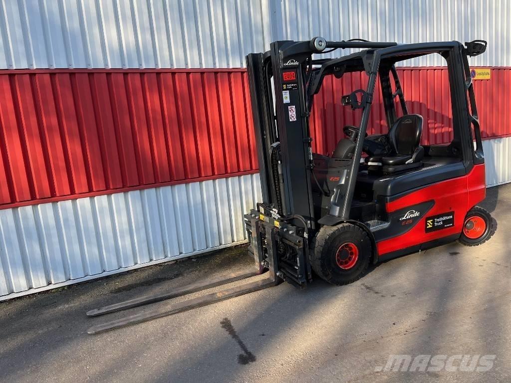 Linde E25L-02 Elektriniai šakiniai krautuvai