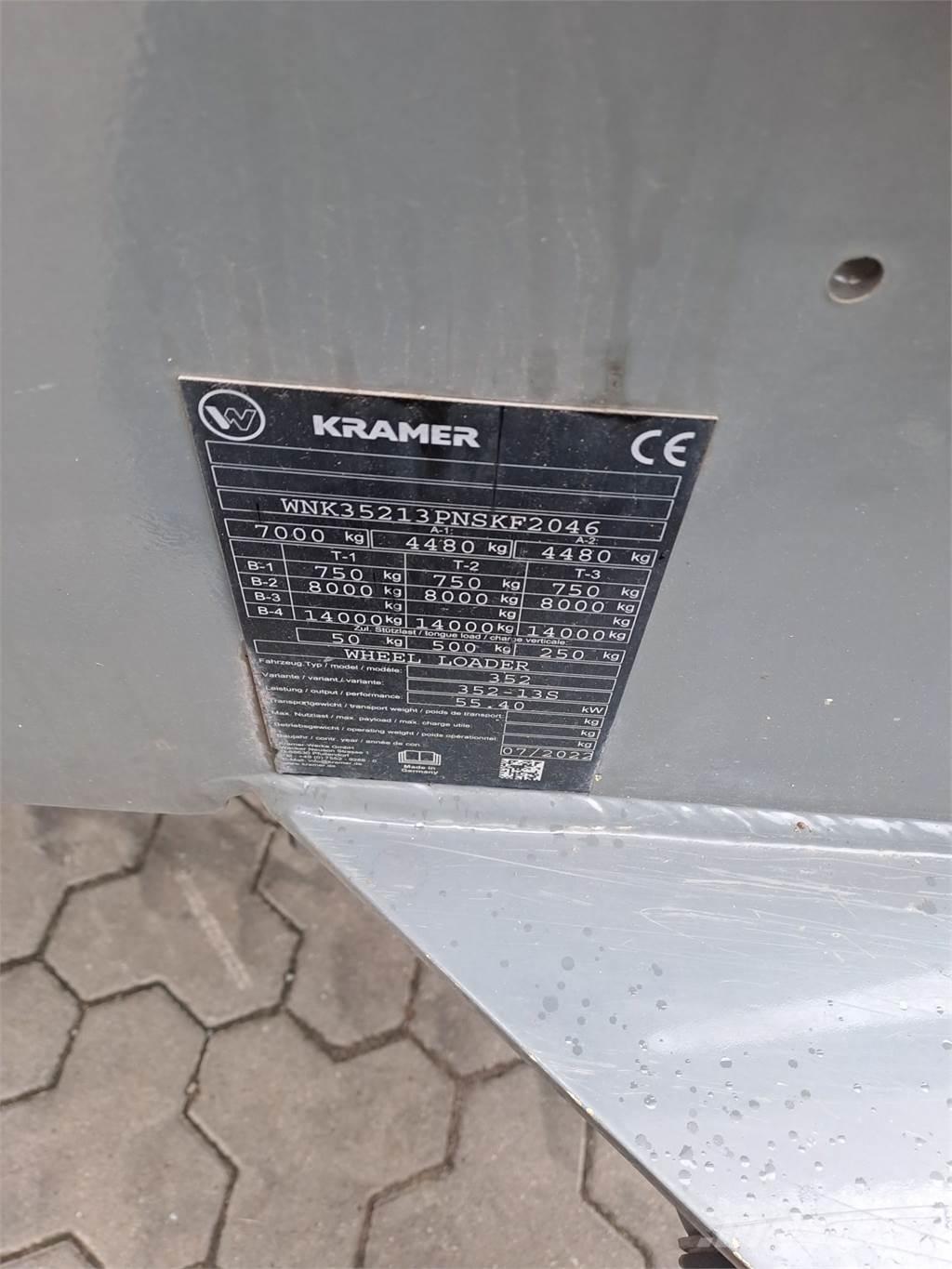Kramer 8105 Naudoti ratiniai krautuvai