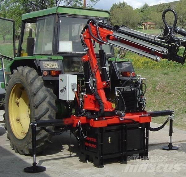 White SHARK 555 Kiti krovimo ir kasimo mechanizmai ir jų priedai