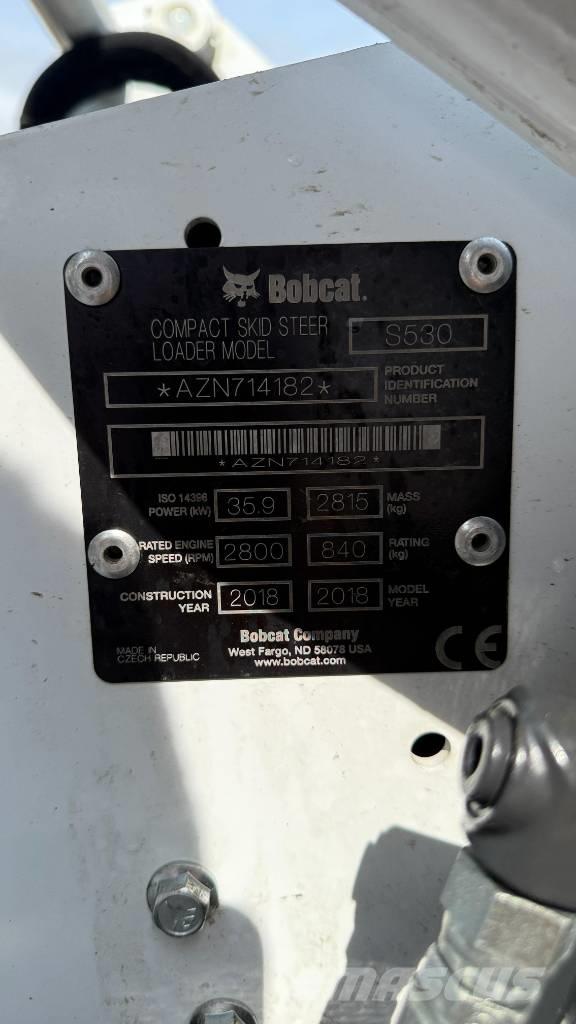Bobcat S 530 Krautuvai su šoniniu pasukimu