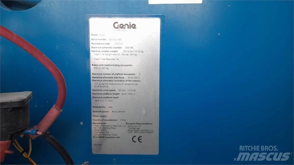 Genie S65 Teleskopiniai keltuvai
