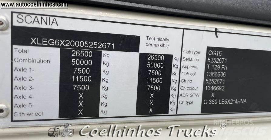 Scania G 360 Važiuoklė su kabina